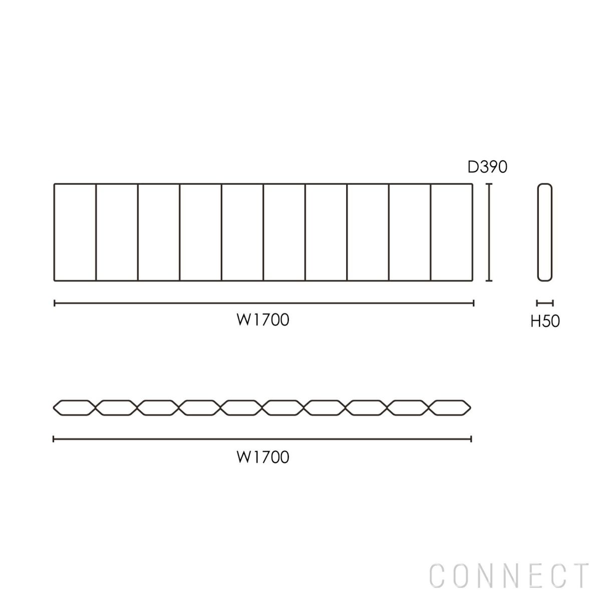 CARL HANSEN & SON （カール・ハンセン＆サン） / CU BM1871 CUSHION（BM1871ベンチ専用クッション） / Heritage Papyrus 18006 / BM OUTDOOR SERIES（BMアウトドアシリーズ）（屋外・アウトドア用）