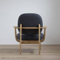 FRITZ HANSEN（フリッツ・ハンセン） / FRED（フレッド） / ラウンジチェア / オーク材・クリアラッカー仕上げ / Christianshavn 1174（クリスチャンハウン）ダークグレー