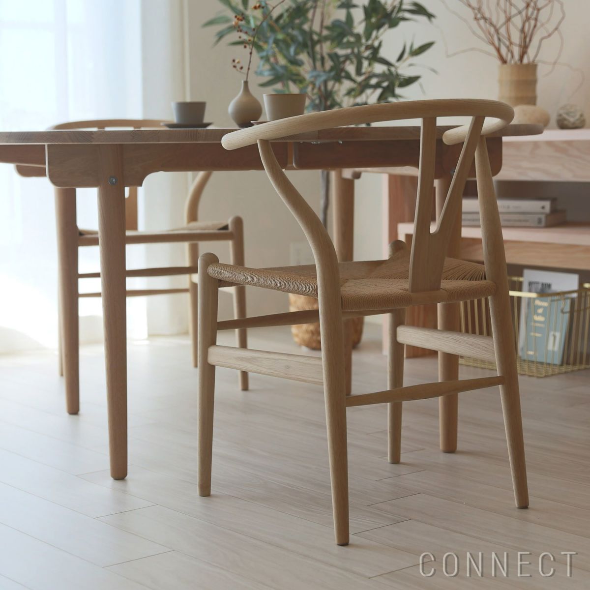 CARL HANSEN & SON （カール・ハンセン＆サン） / CH24 / Yチェア（ワイチェア） オーク材・ソープ仕上げ SH43cm