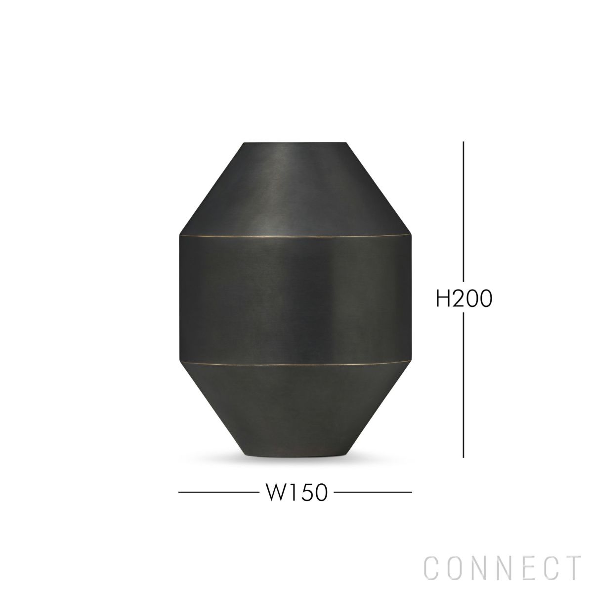 FREDERICIA（フレデリシア） / Hydro Brass Vases（ハイドロブラスヴェイス） / Model 8210 / フラワーベース / H20cm