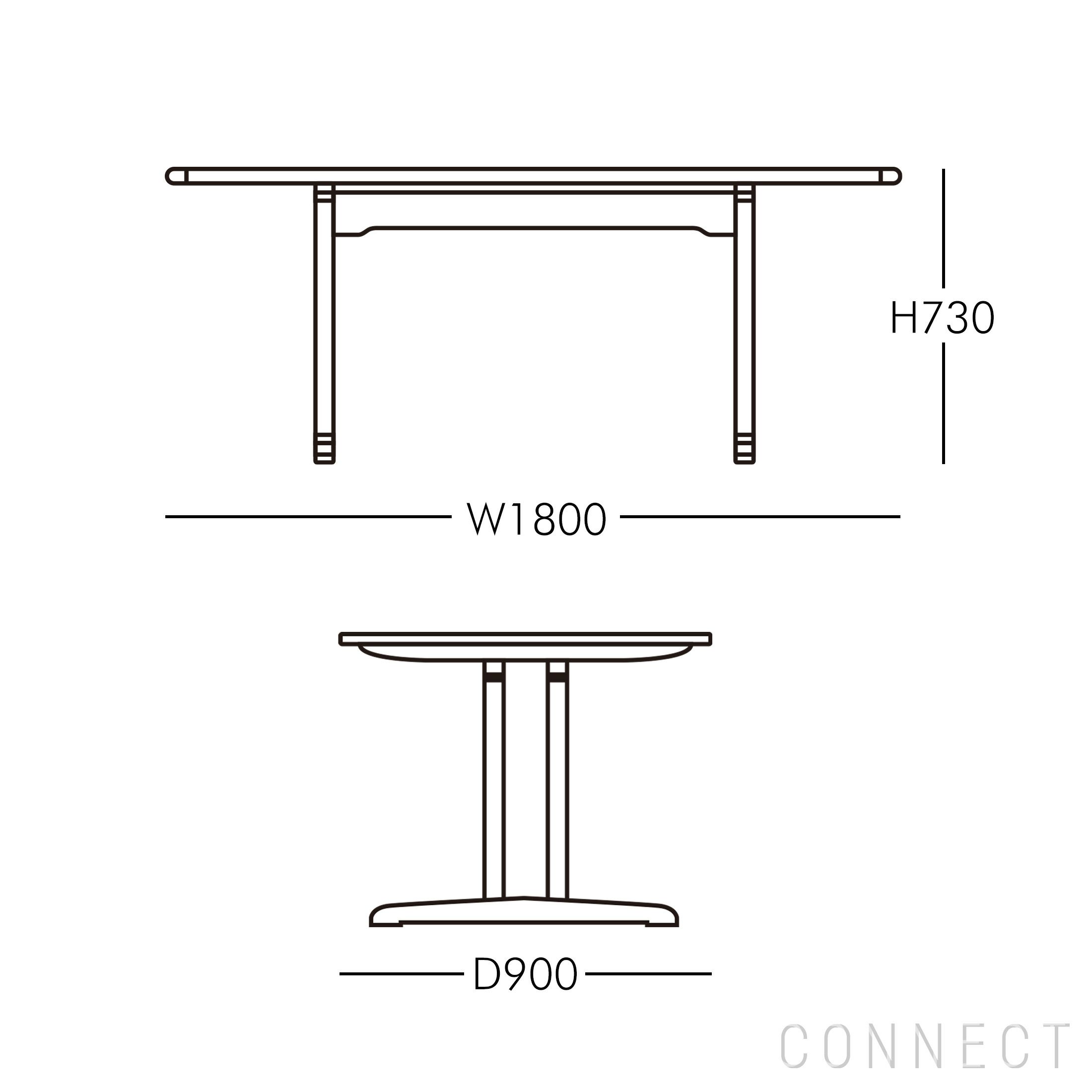 FREDERICIA（フレデリシア） / C18 Mogensen Shaker Table（モーエンセン シェーカーテーブル） / Model 6290 / オーク材・ソープ仕上げ / ダイニングテーブル