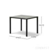 FREDERICIA（フレデリシア） / Piloti Wood Coffee Table（ピロッティウッドコーヒーテーブル） / Model 6705 / オーク材・ラッカー仕上げ / ブラック塗装 / 46.5×39