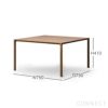 FREDERICIA（フレデリシア） / Piloti Wood Coffee Table（ピロッティウッドコーヒーテーブル） / Model 6720 / オーク材・スモークドオイル仕上げ / H41