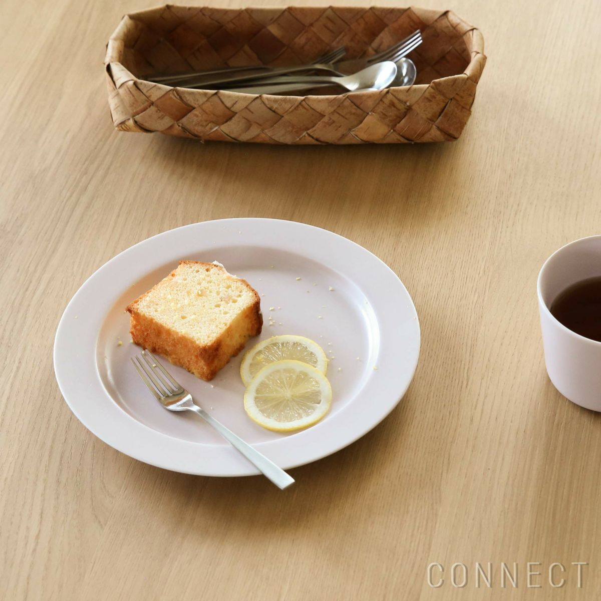 yumiko iihoshi porcelain （イイホシユミコ） / unjour （アンジュール） / apres-midi プレート 220 / サクラ-クモ