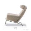 FREDERICIA（フレデリシア） / Wegner Ox Chair（ウェグナーオックスチェア） / Model 1000 / ステンレススチールベース / Clay 12（クレイ） ファブリックグループ2