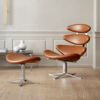 FREDERICIA（フレデリシア） / Corona Chair（コロナチェア） / Model 5000 / クロームベース / Max 91