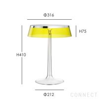 FLOS（フロス） / BON JOUR（ボンジュール） / クローム / イエロー / テーブルランプ