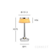 BON JOUR UNPLUGGED OPTIC（ボンジュール アンプラグド オプティック）/ クローム / ソフト / テーブルランプ