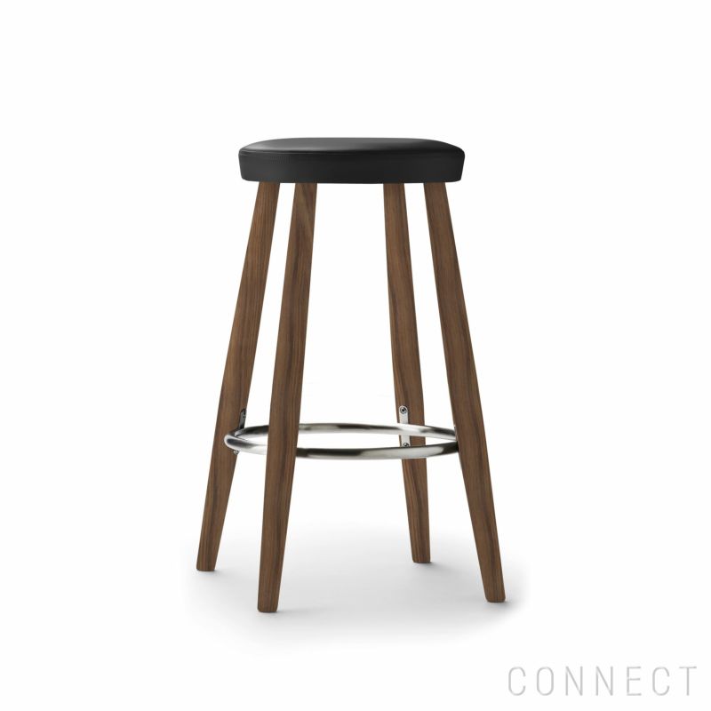 CARL HANSEN & SON （カール・ハンセン＆サン） / CH58 / ウォルナット材・オイル仕上げ / ブラックレザー（Thor301） / バースツール（Low）