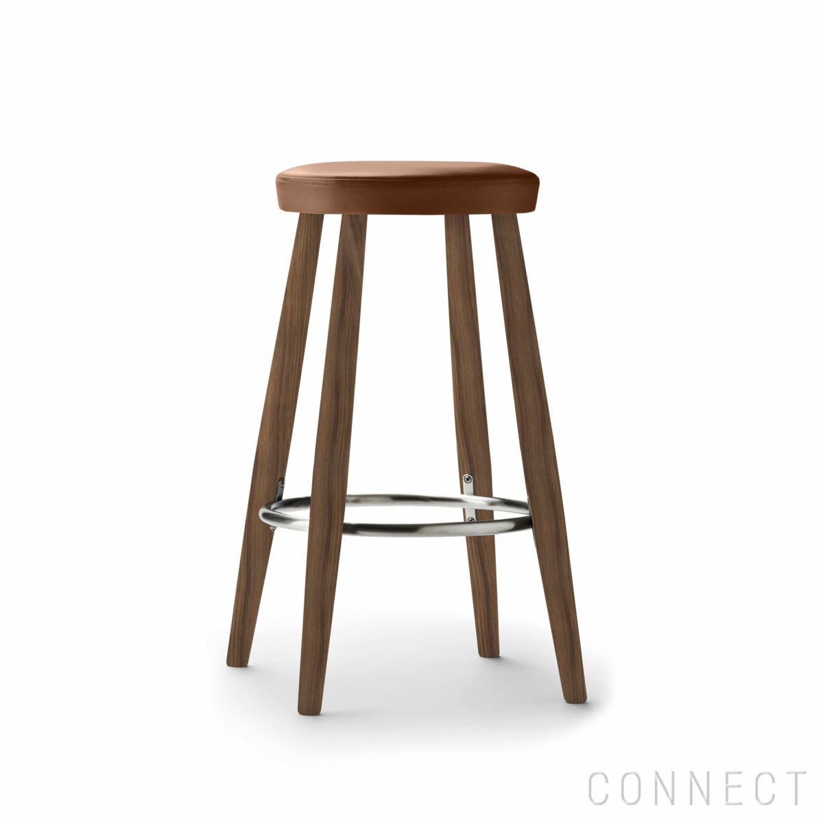 CARL HANSEN & SON （カール・ハンセン＆サン） / CH58 / ウォルナット材・オイル仕上げ / ライトブラウンレザー（Thor307） / バースツール（Low）