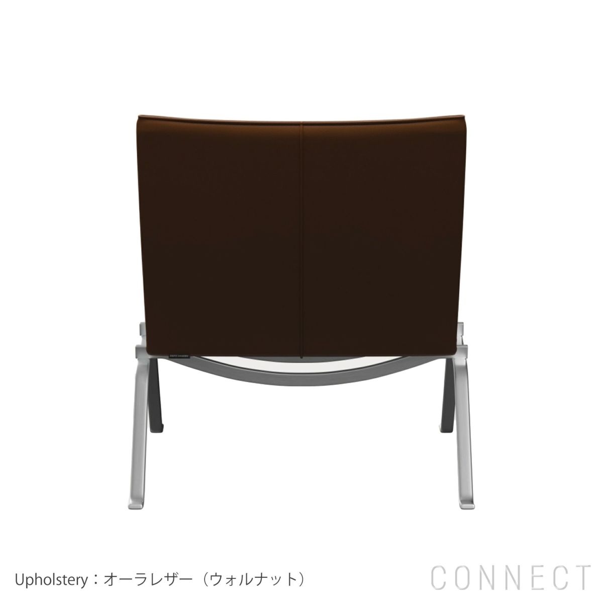 FRITZ HANSEN（フリッツ・ハンセン） / PK22（ピーケー22） オーラレザー / ウォルナット / サテン仕上げステンレススチール