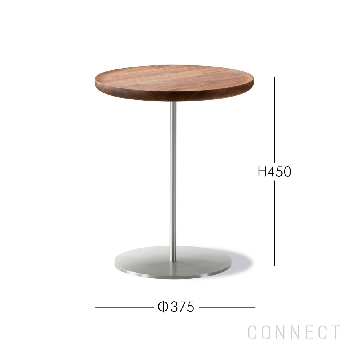 FREDERICIA（フレデリシア） / Pal Side Table（パルサイドテーブル） / Model 6751 / ウォルナット材・オイル仕上げ / Φ37.5