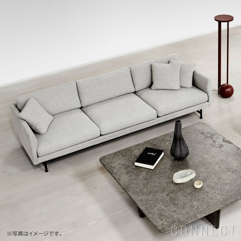 FREDERICIA（フレデリシア） / Calmo Sofa（カルモソファ） / Model 5623 / 3シーター / マットクロームベース / Clay 13（クレイ）