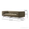 FREDERICIA（フレデリシア） / Delphi Sofa（デルファイソファ） / Model 4511 / アルミニウムベース / Clay 14（クレイ）