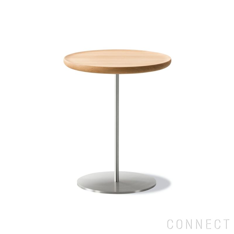FREDERICIA（フレデリシア） / Pal Side Table（パルサイドテーブル） / Model 6751 / オーク材・ライトオイル仕上げ / ステンレスベース / Φ37.5