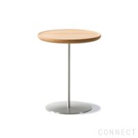 FREDERICIA（フレデリシア） / Pal Side Table（パルサイドテーブル） / Model 6751 / オーク材・ライトオイル仕上げ / ステンレスベース / Φ37.5