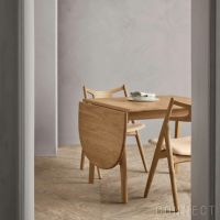 CARL HANSEN & SON （カール・ハンセン＆サン） / CH29P SAWBUCK CHAIR（ソーバックチェア） / オーク材・オイル仕上げ / ナチュラルレザー（Sif 90） / ダイニングチェア