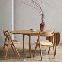 CARL HANSEN & SON （カール・ハンセン＆サン） / CH29P SAWBUCK CHAIR（ソーバックチェア） / オーク材・オイル仕上げ / ナチュラルレザー（Sif 90） / ダイニングチェア
