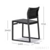 FREDERICIA（フレデリシア） / BM61 Chair / Model 3361 / オーク材・ブラックラッカー仕上げ / リネンウェビング（ブラック）