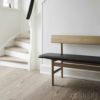 FREDERICIA（フレデリシア） / The Mogensen Bench（モーエンセン ベンチ） / Model 3171 / オーク材・ライトオイル仕上げ / レザー（Omni Black 301） / ベンチ