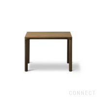 FREDERICIA（フレデリシア） / Piloti Wood Coffee Table（ピロッティウッドコーヒーテーブル） / Model 6705 / スモークドオーク材・オイル仕上げ / 46.5×39