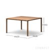 FREDERICIA（フレデリシア） / Piloti Wood Coffee Table（ピロッティウッドコーヒーテーブル） / Model 6725 / オーク材・ライトオイル仕上げ / 63×63