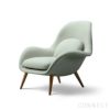 FREDERICIA（フレデリシア） / Swoon Lounge Armchair（スウーンラウンジアームチェア） / Model 1770 / オーク材・ラッカー仕上げ / Sunniva 132（スニバ）