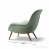 FREDERICIA（フレデリシア） / Swoon Lounge Armchair（スウーンラウンジアームチェア） / Model 1770 / オーク材・ラッカー仕上げ / Sunniva 132（スニバ）