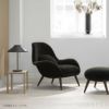 FREDERICIA（フレデリシア） / Swoon Lounge Armchair（スウーンラウンジアームチェア） / Model 1770 / オーク材・ラッカー仕上げ / Sunniva 132（スニバ）