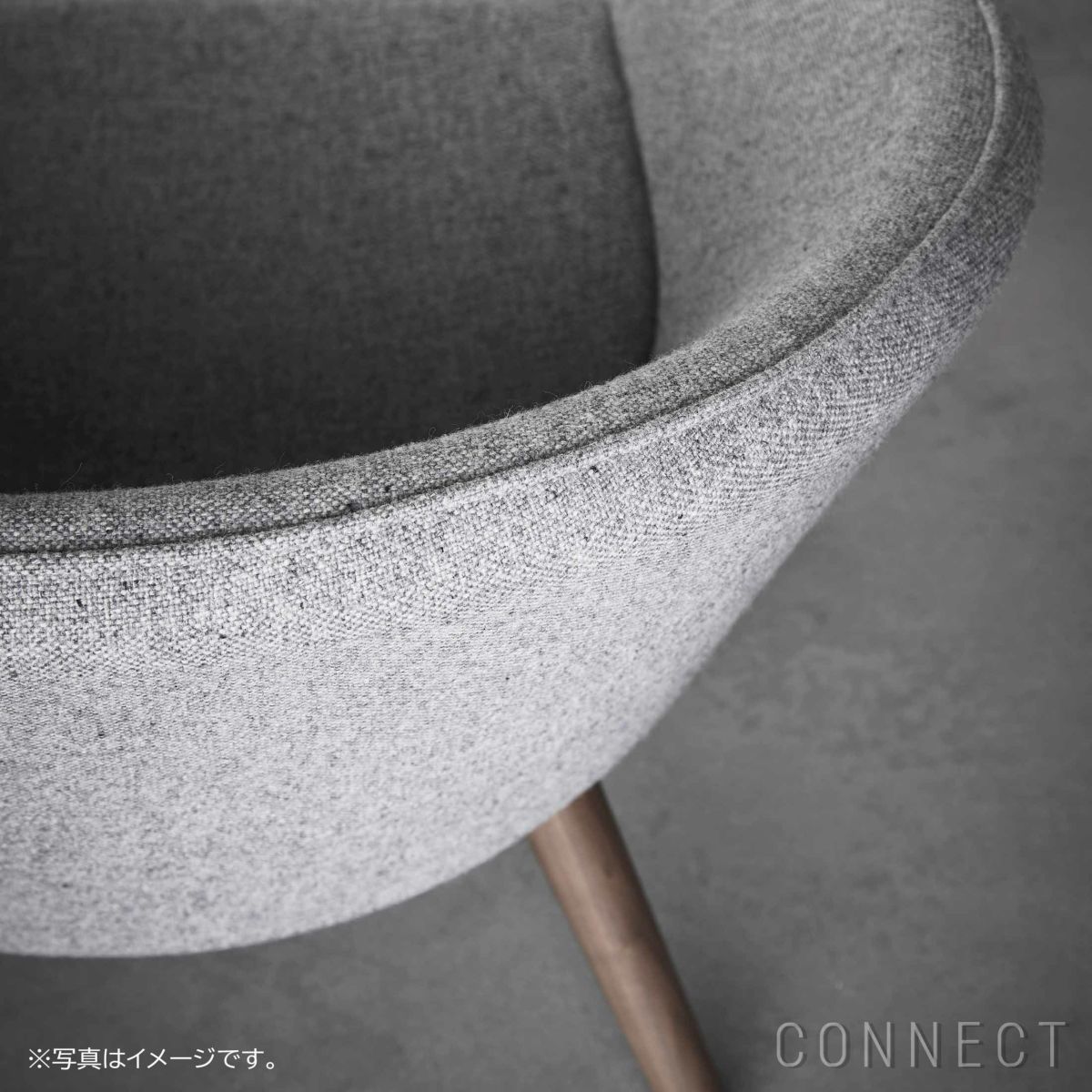 FREDERICIA（フレデリシア） / Ditzel Lounge Chair（ディッツェルラウンジチェア） / Model 2631 / ウォルナット材・ラッカー仕上げ / Hallingdal 130（ハリンダル）