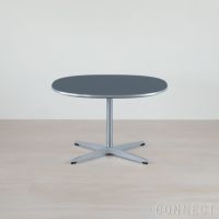 FRITZ HANSEN（フリッツ・ハンセン） / COFFEE TABLE（コーヒーテーブル）A202 / スーパー円テーブル / グレー / クローム脚