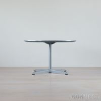 FRITZ HANSEN（フリッツ・ハンセン） / COFFEE TABLE（コーヒーテーブル）A202 / スーパー円テーブル / グレー / クローム脚