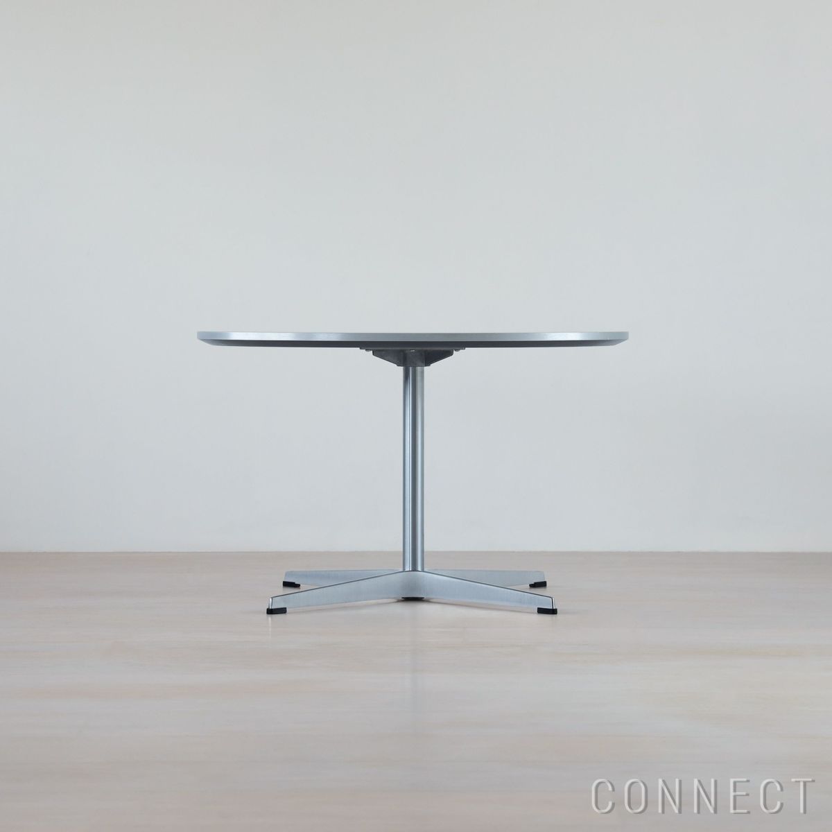 FRITZ HANSEN（フリッツ・ハンセン） / COFFEE TABLE（コーヒーテーブル）A202 / スーパー円テーブル / グレー / クローム脚