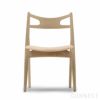 CARL HANSEN & SON （カール・ハンセン＆サン） / CH29P SAWBUCK CHAIR（ソーバックチェア） / オーク材・ソープ仕上げ / ナチュラルレザー（Sif 90） / ダイニングチェア