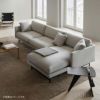 FREDERICIA（フレデリシア） / Calmo Chaise Sofa（カルモシェーズソファ） / Model 5625 / メタルブラックベース / Sunniva 717（スニバ） / クッション付き