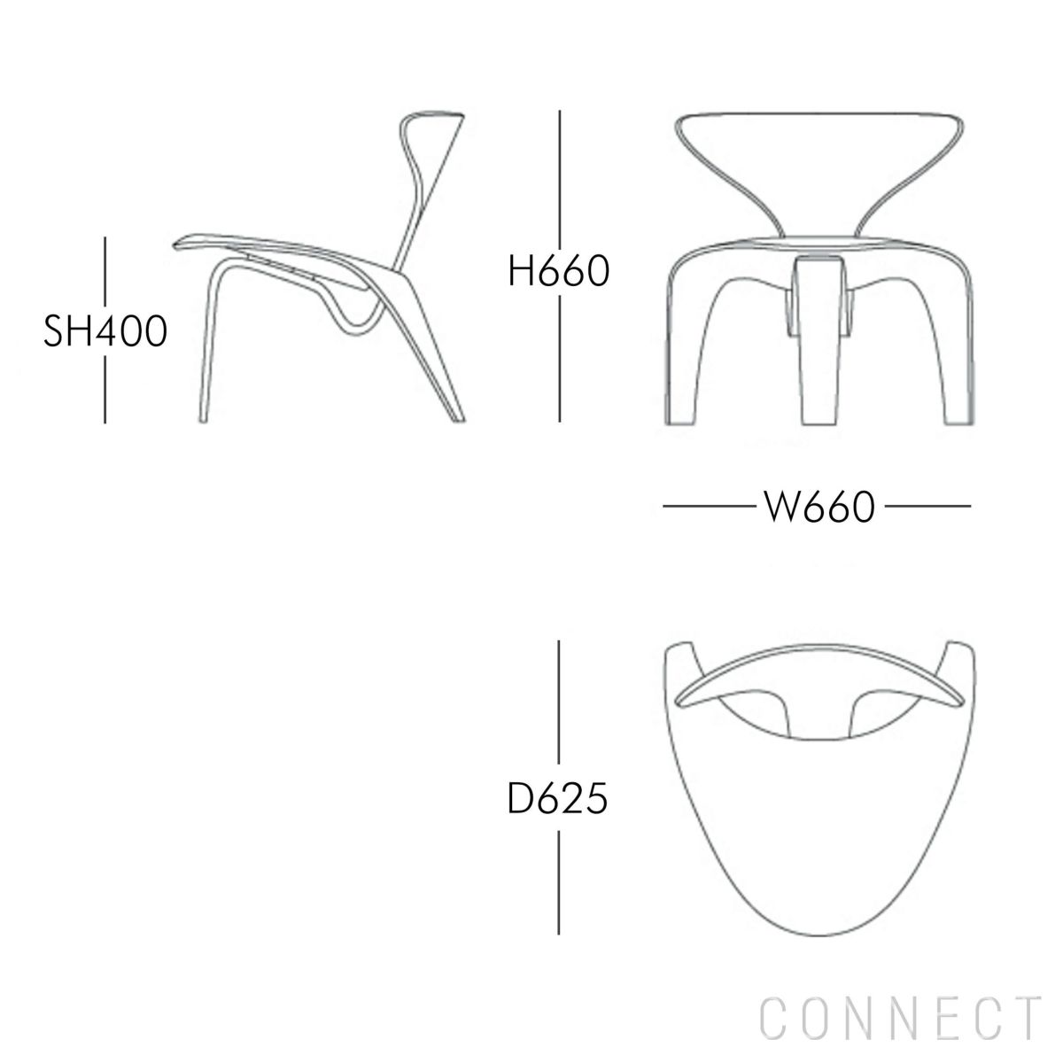 FRITZ HANSEN（フリッツ・ハンセン） / PK0 A（ピーケー0 A ） / オレゴンパイン / ラウンジチェア
