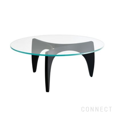 FRITZ HANSEN（フリッツ・ハンセン） / PK60（ピーケー60） / ブラックカラードアッシュ  / コーヒーテーブル / ガラス天板 / Φ105cm《ケースブックプレゼント》