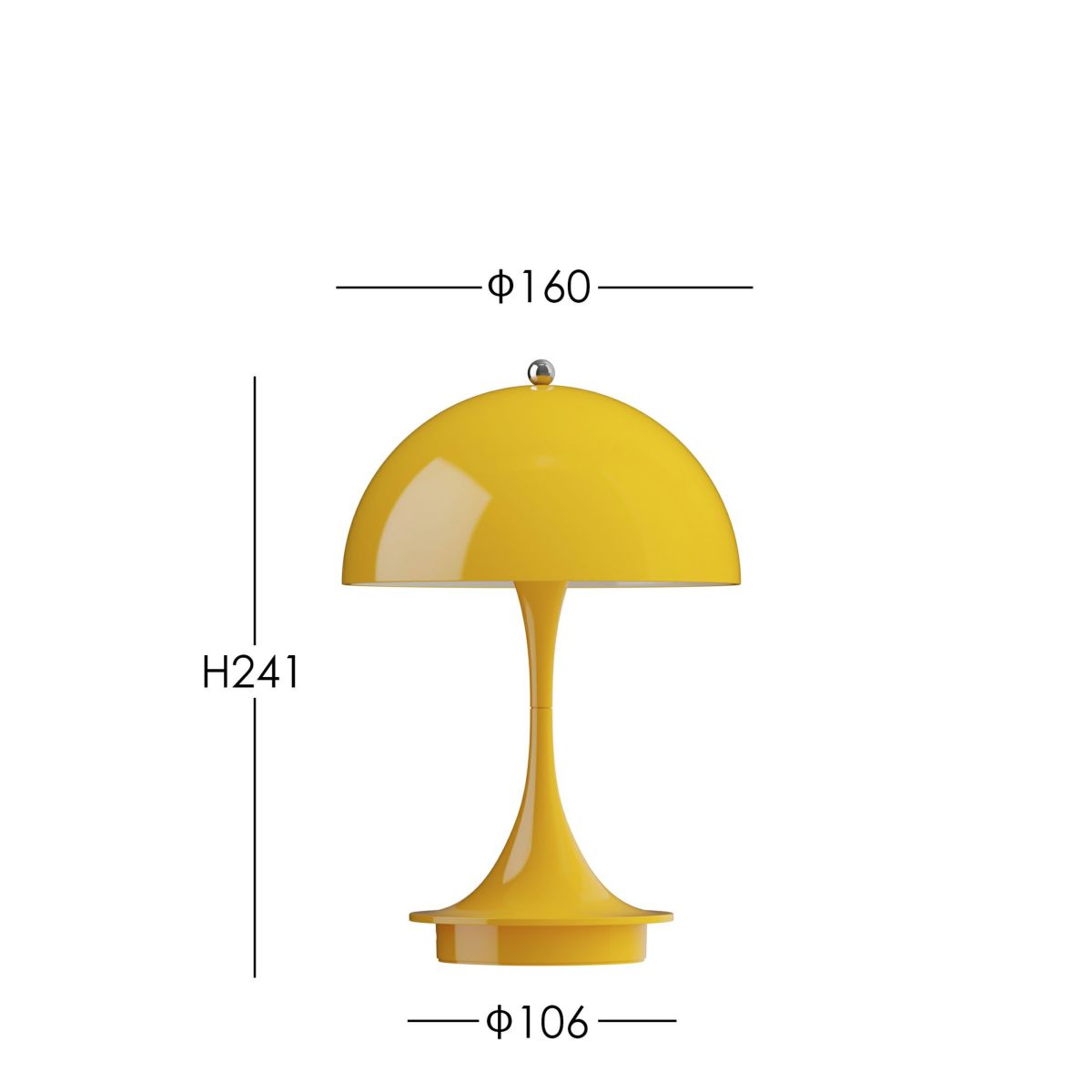 Louis Poulsen（ルイスポールセン） / Panthella 160 Portable V3（パンテラ 160 ポータブル） / 全7色 / テーブルランプ