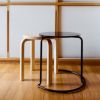 Artek（アルテック） / Side Table 606（606 サイドテーブル） / バーチ材天板（ブラックラッカー） / スチールフレーム（ブラックマットラッカー）