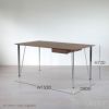 FRITZ HANSEN（フリッツ・ハンセン） / FH3605 DESK / ウォルナット（ラッカー仕上げ） / ドロワー付き / デスク