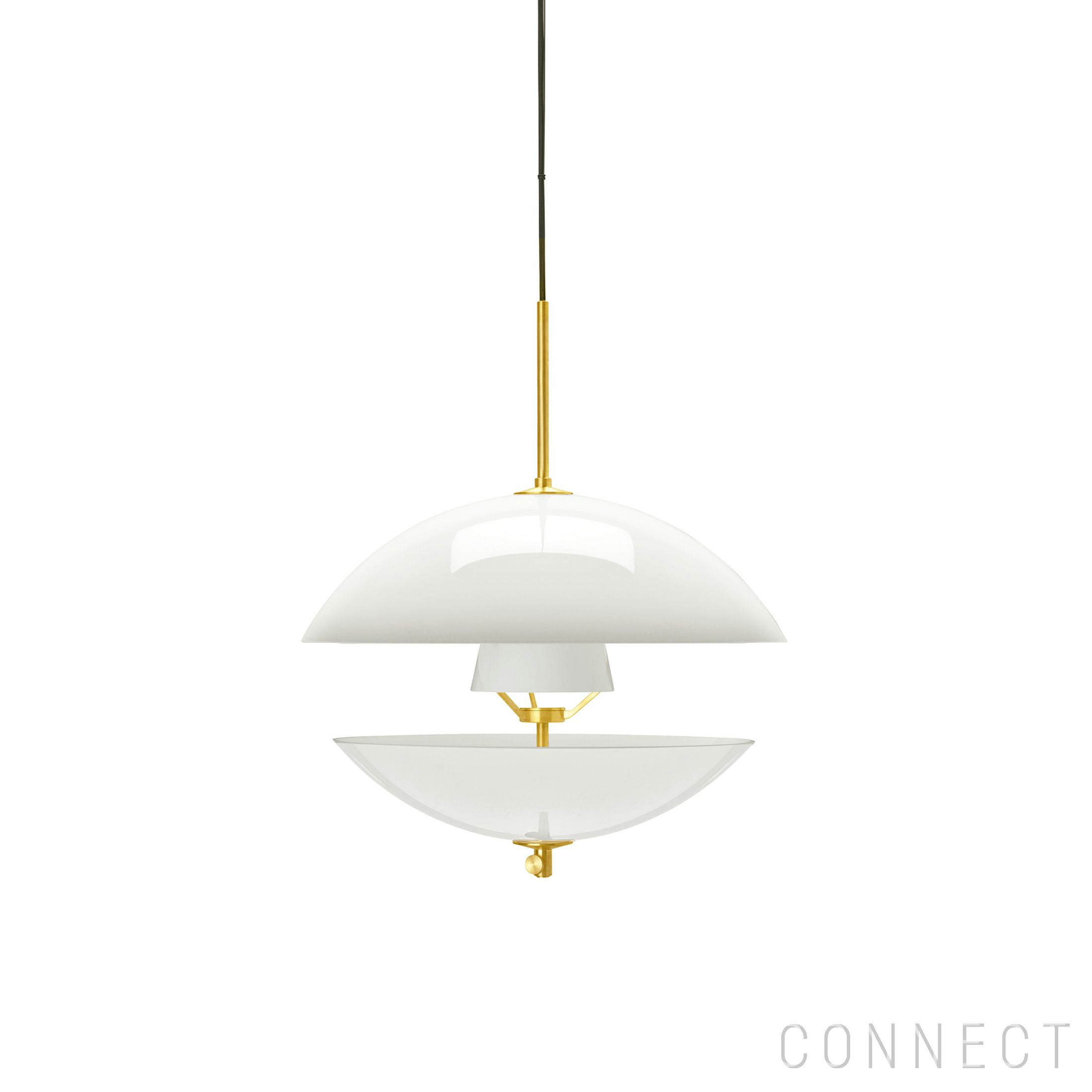 FRITZ HANSEN（フリッツ・ハンセン） / CLAM（クラム） / ペンダントランプ / オパールガラス / 真鍮（無加工） / φ440mm【要取付工事】