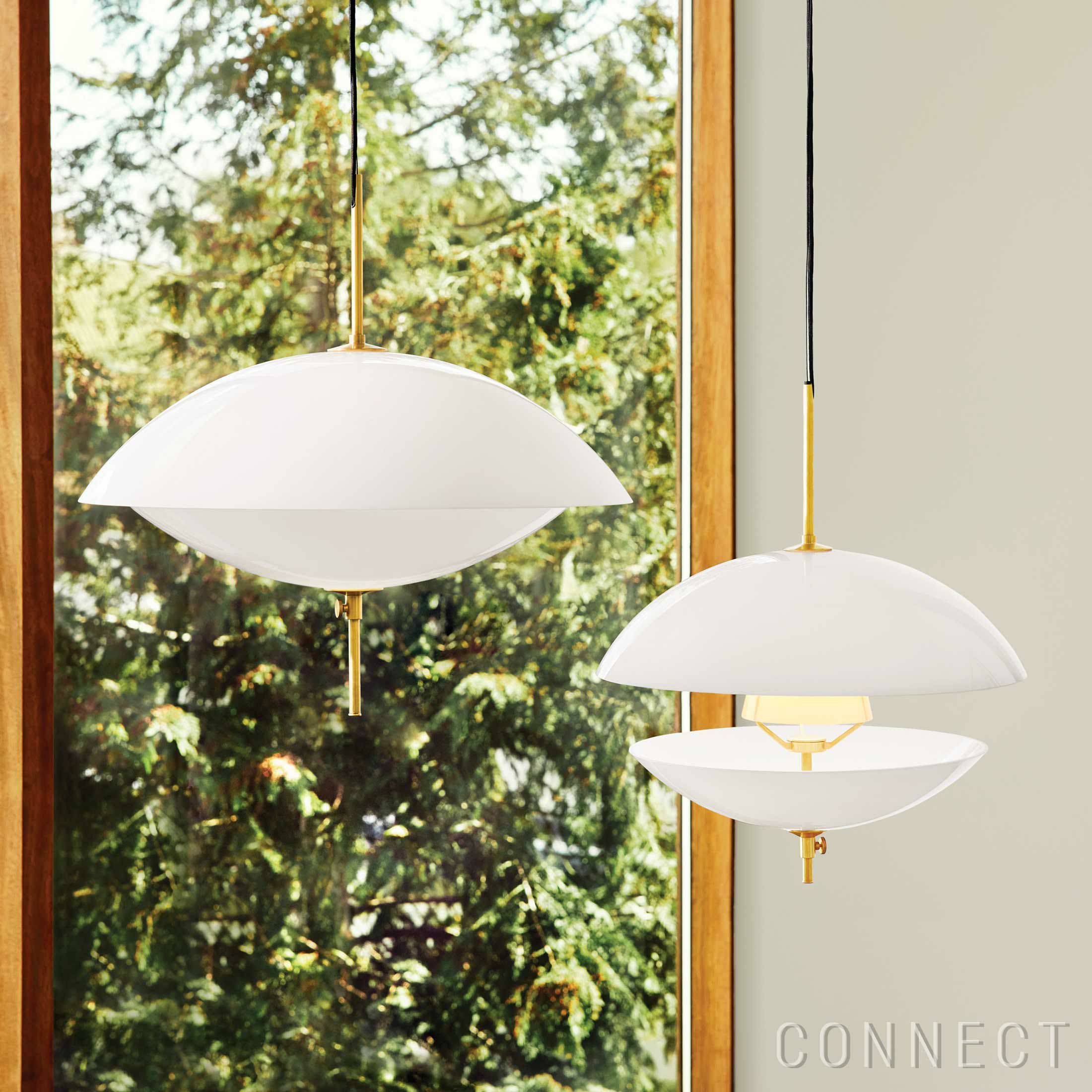 FRITZ HANSEN（フリッツ・ハンセン） / CLAM（クラム） / ペンダントランプ / オパールガラス / 真鍮（無加工） / φ440mm【要取付工事】
