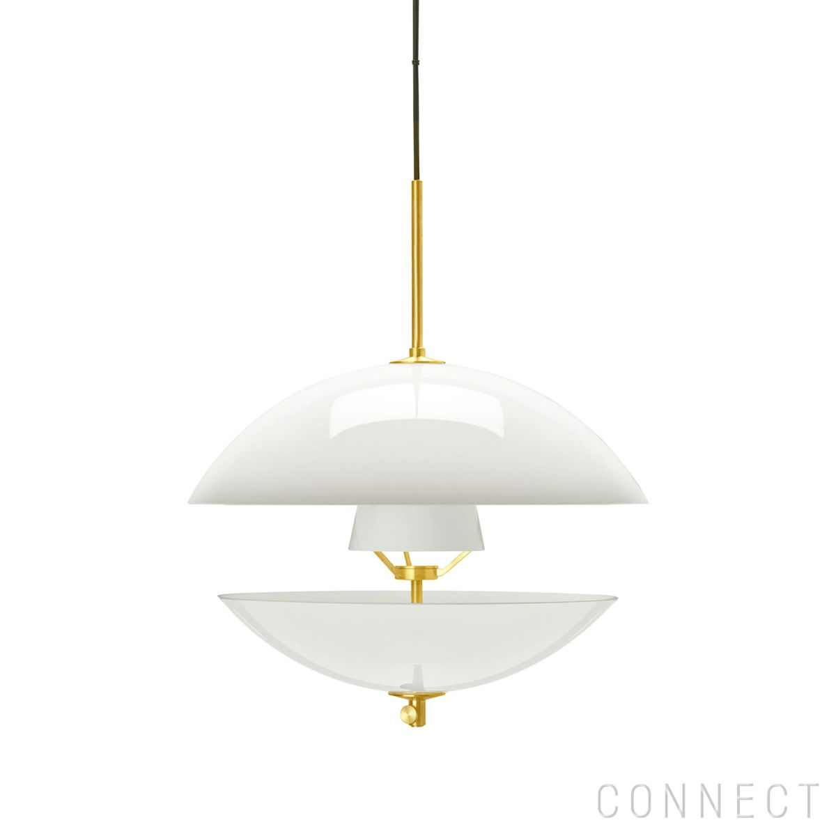 FRITZ HANSEN（フリッツ・ハンセン） / CLAM（クラム） / ペンダントランプ / オパールガラス / 真鍮（無加工） / φ550mm【要取付工事】