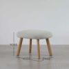 Vitra（ヴィトラ） / HAL Lounge Ottoman（ハル ラウンジ オットマン） / Nubia（ヌビア） / ナチュラルオークベース / オットマン