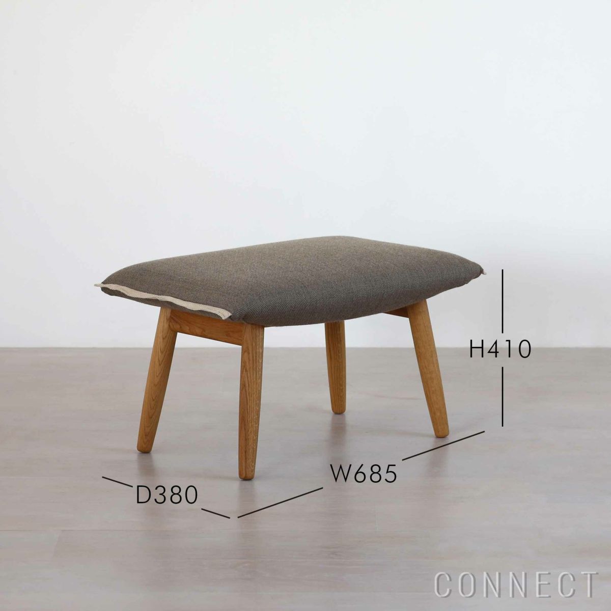 CARL HANSEN & SON（カール・ハンセン＆サン） / E016 EMBRACE FOOTSTOOL / オーク材・オイル仕上げ・Fiord（フィヨルド） / フットスツール