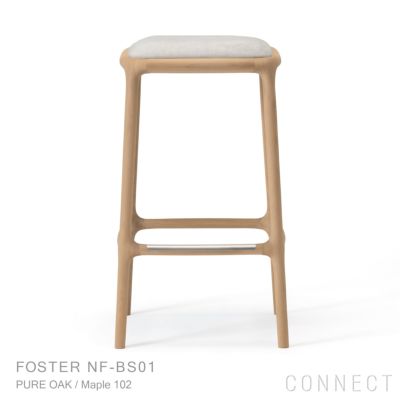 《決算キャンペーン pt20倍》Karimoku Case（カリモクケース） / FOSTER NF-BS01 / ノーマンバックレススツール / Maple 102（B917）