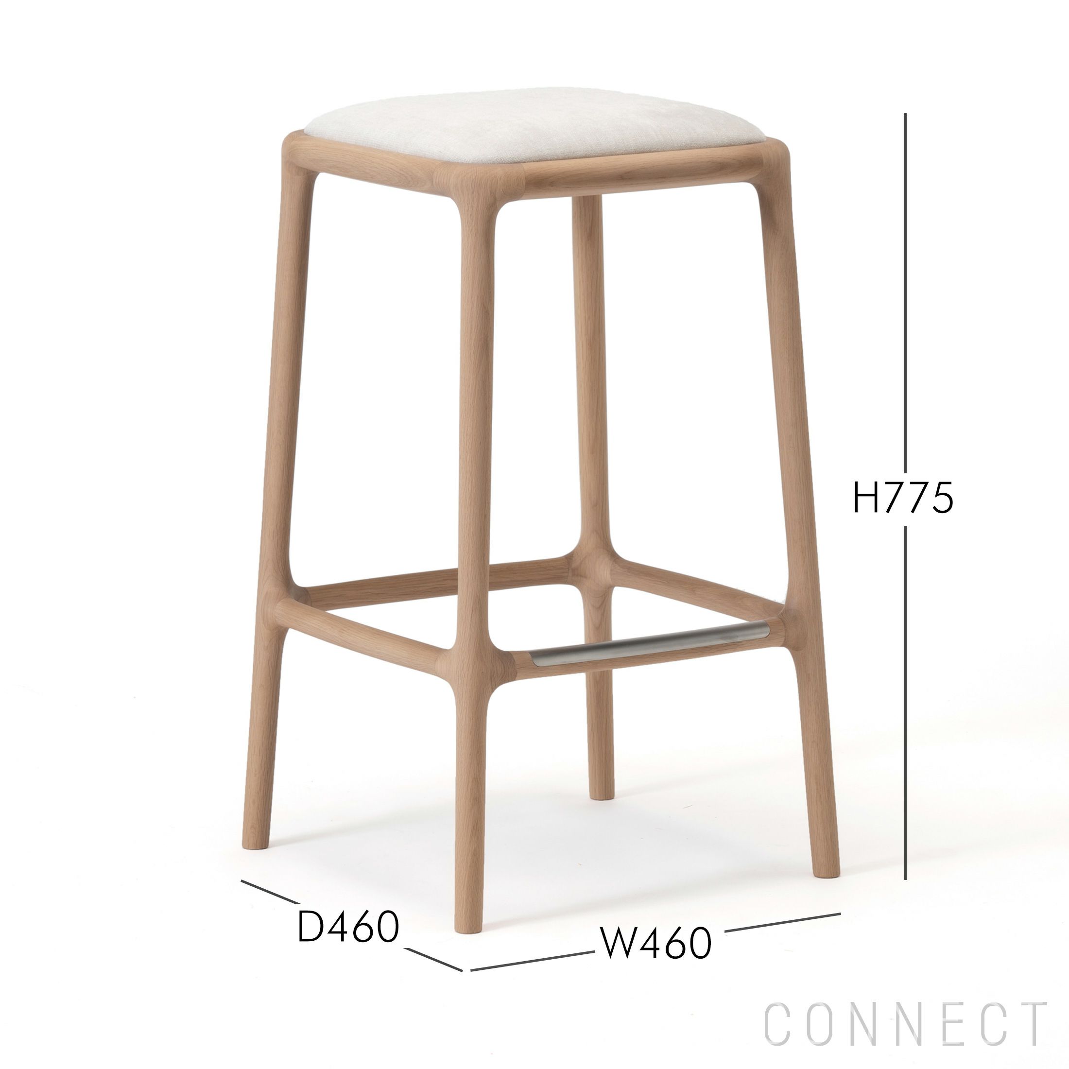 KARIMOKU CASE STUDY（カリモクケーススタディ） / FOSTER NF-BS01 / ノーマンバックレススツール / Maple 102（B917）