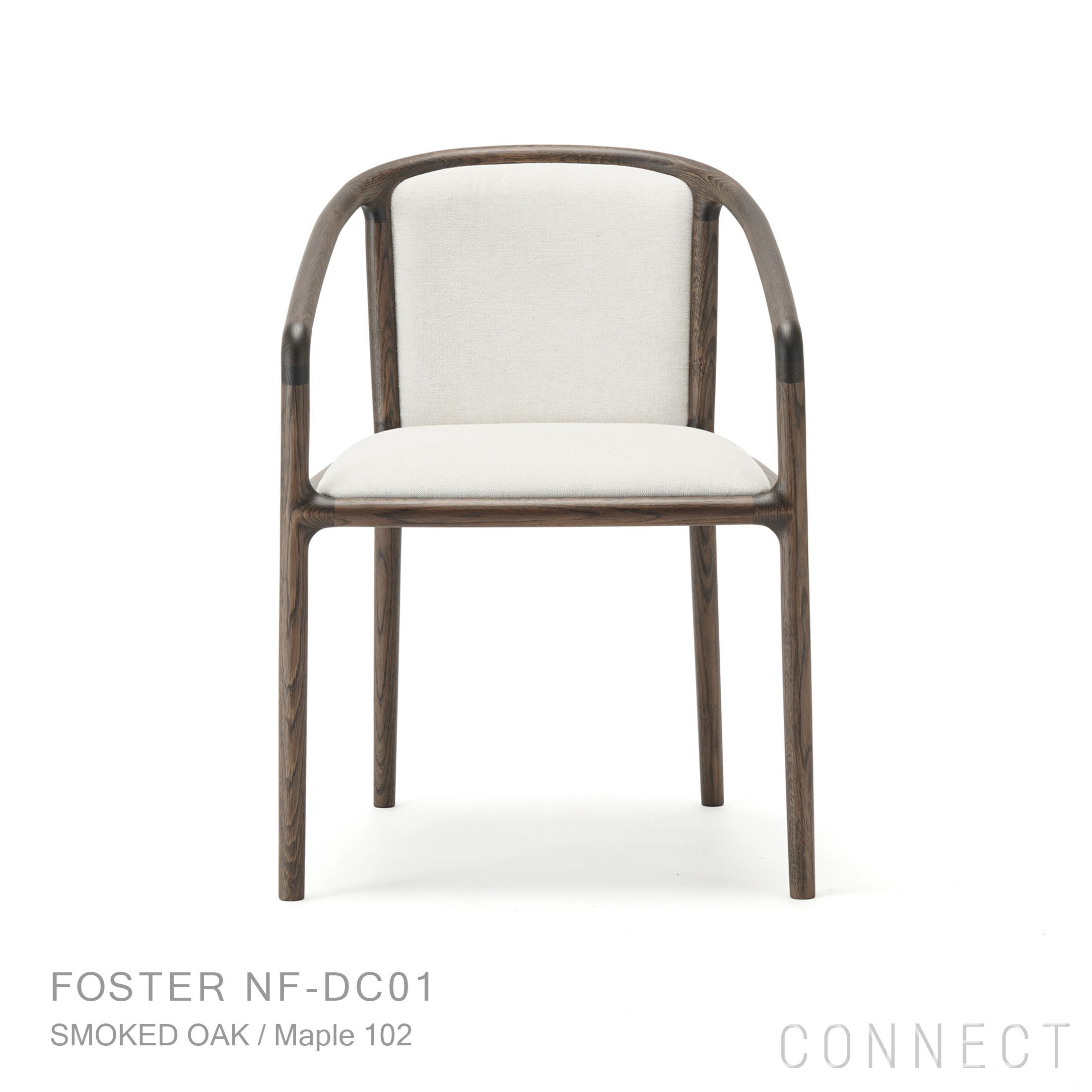 KARIMOKU CASE STUDY（カリモクケーススタディ） / FOSTER NF-DC01 / ノーマンダイニングチェア（肘付） / Maple 102（B917）