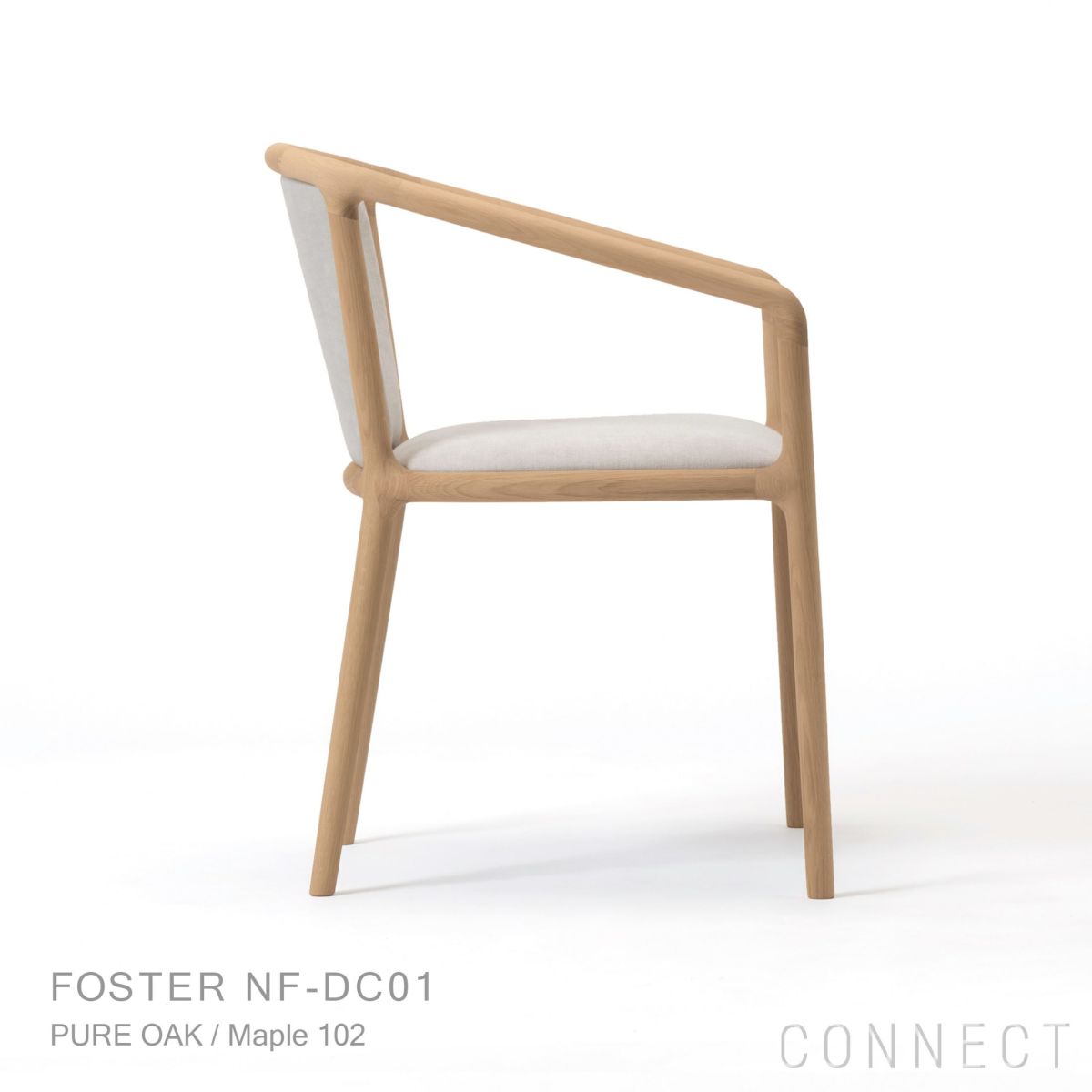 KARIMOKU CASE STUDY（カリモクケーススタディ） / FOSTER NF-DC01 / ノーマンダイニングチェア（肘付） / Maple 102（B917）