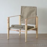 CARL HANSEN & SON （カール・ハンセン＆サン）/ KK47000 SAFARI CHAIR / アッシュ材・ホワイトオイル仕上げ / ナチュラルキャンバス